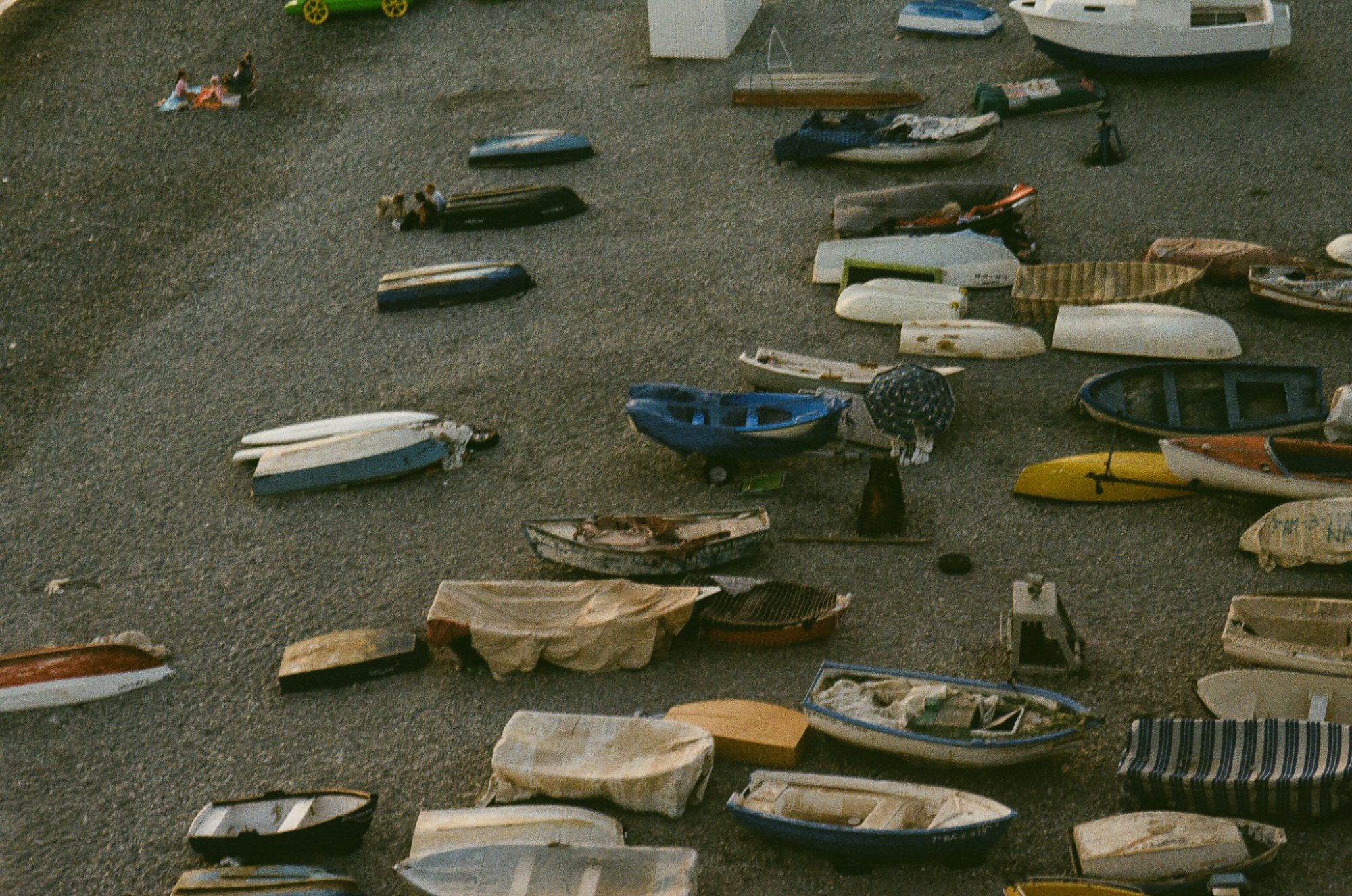 Boats on the sand