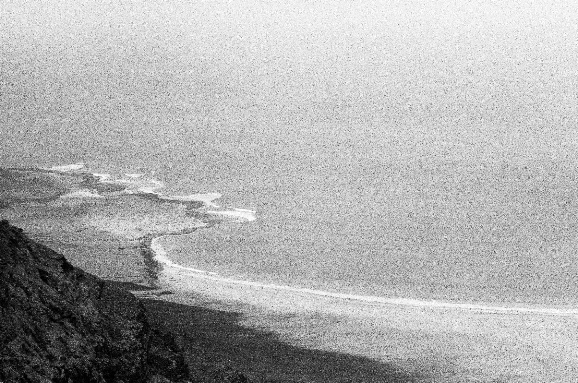 The coast from above