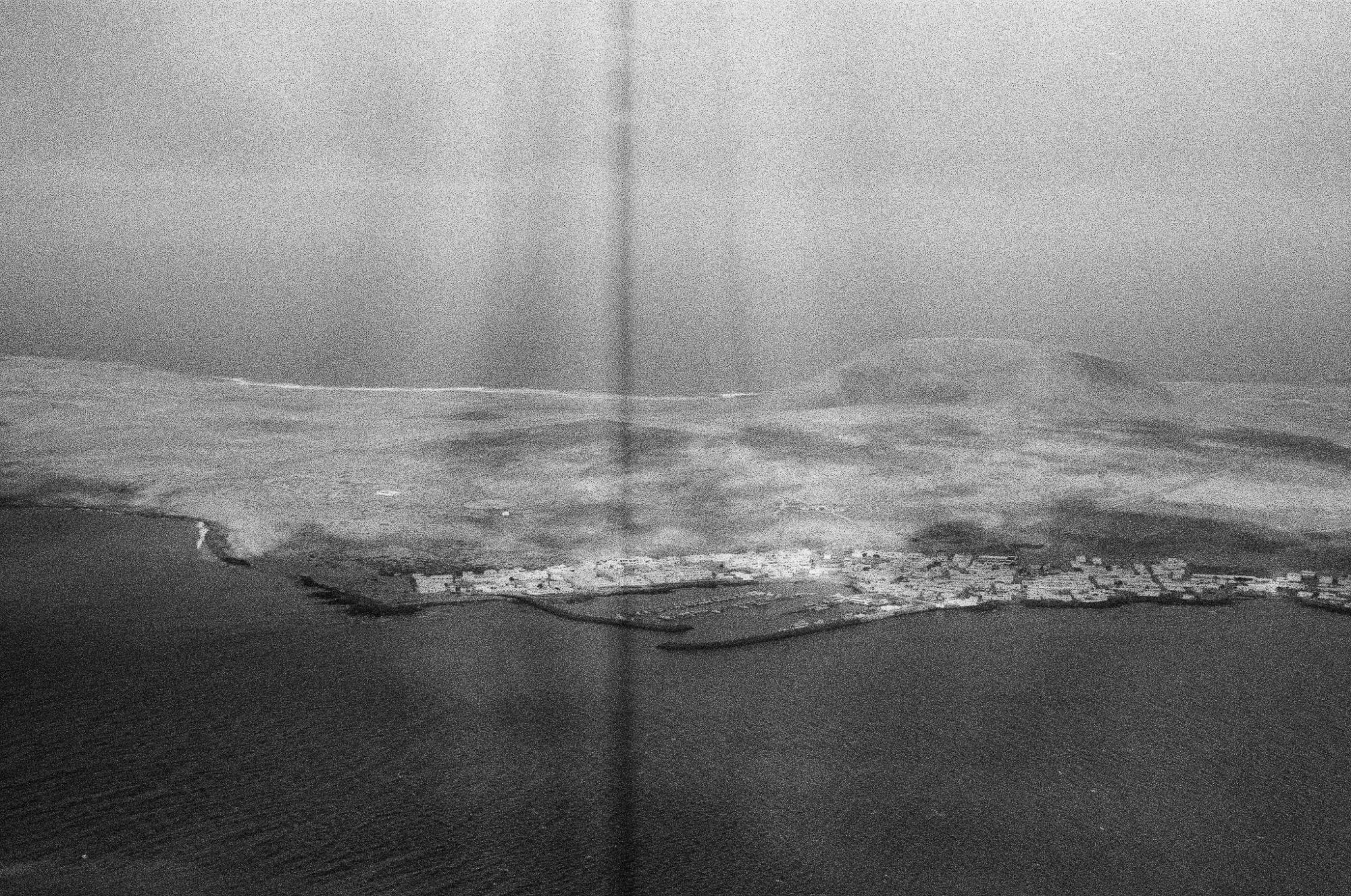 The island from the plane